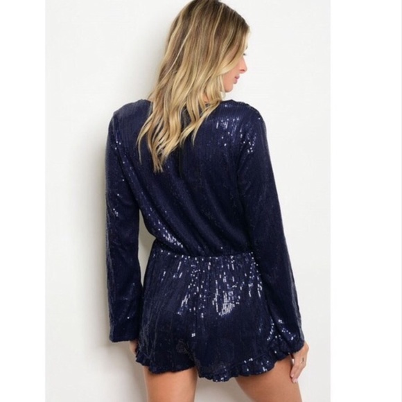 NEW YEAR’S EVE; Sequin Romper - Picture 3 of 4